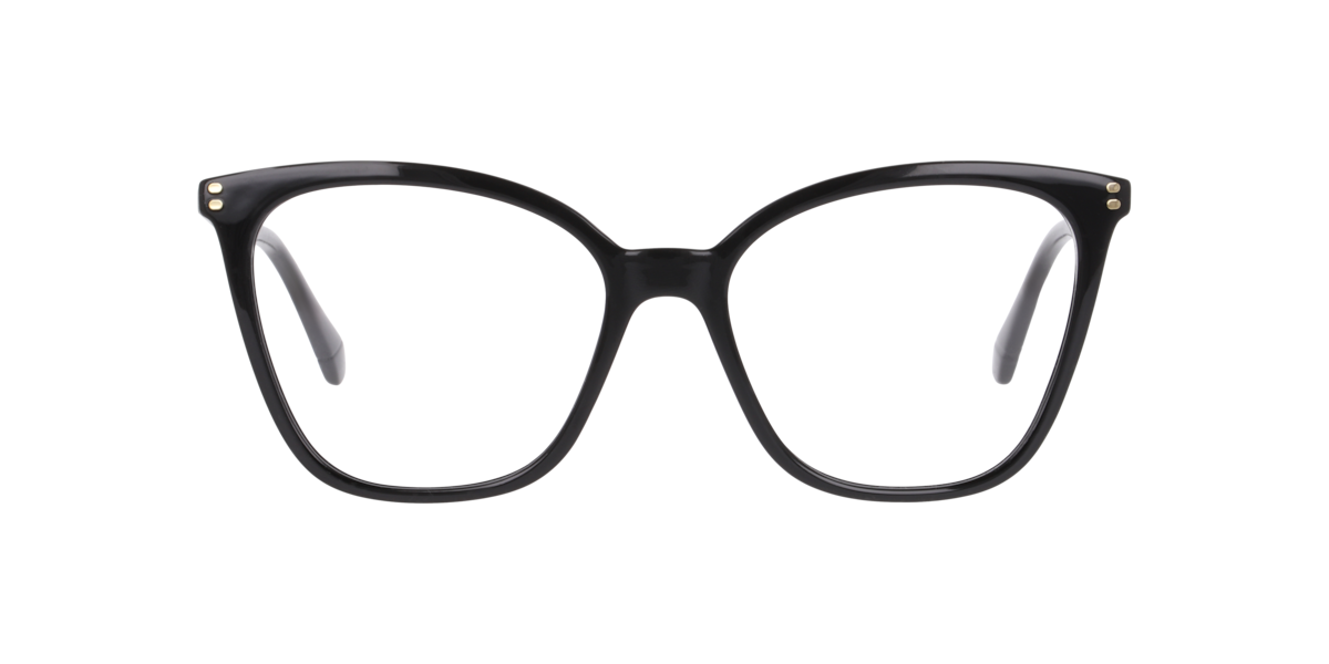 Black cat-eye Plastic eyeglasses Online - Full Rim - PLD D579