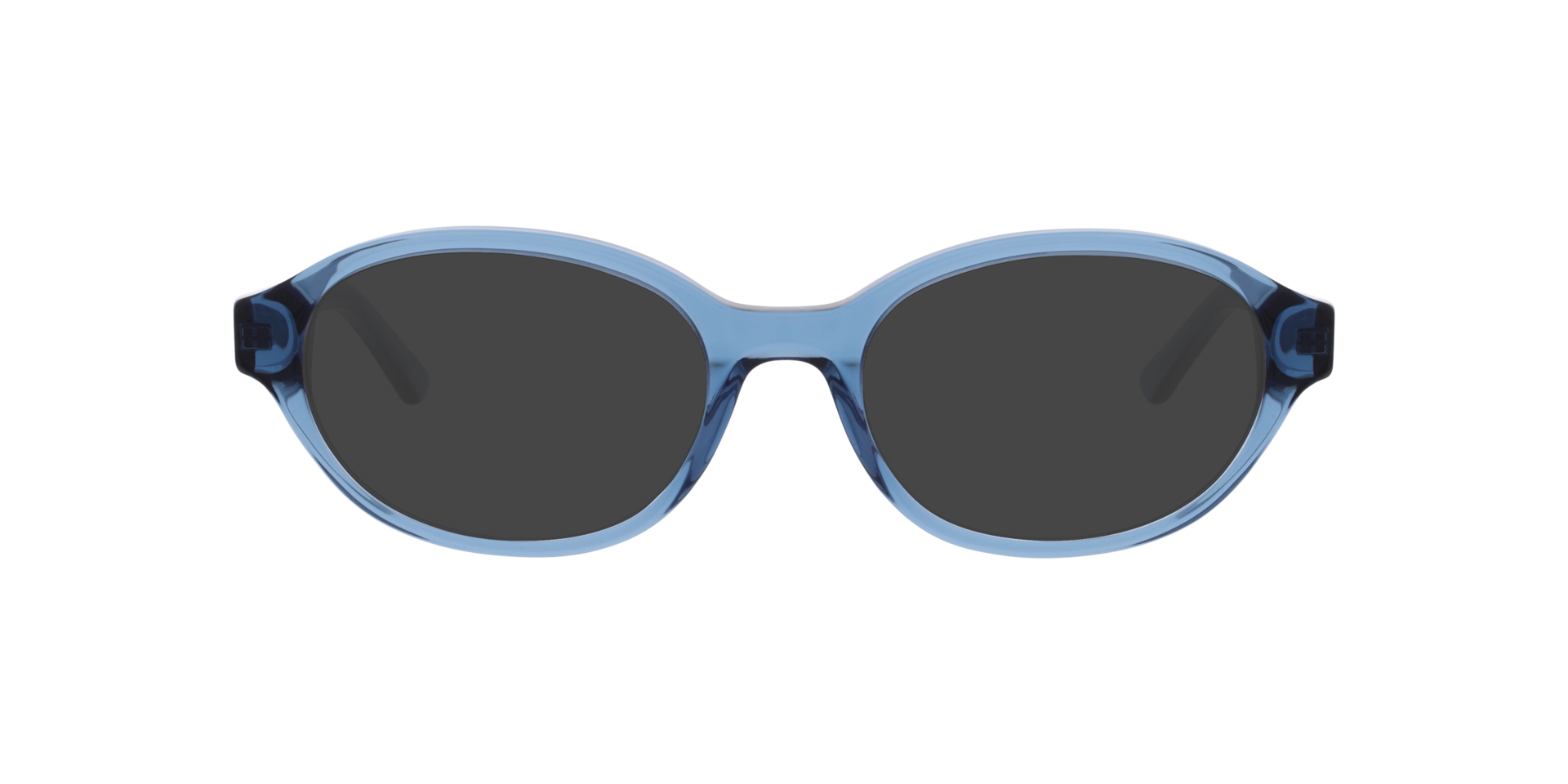 Macey Transparent Blue AcetateEyeglass Frames for Glasses Direct, with Tinted Lenses