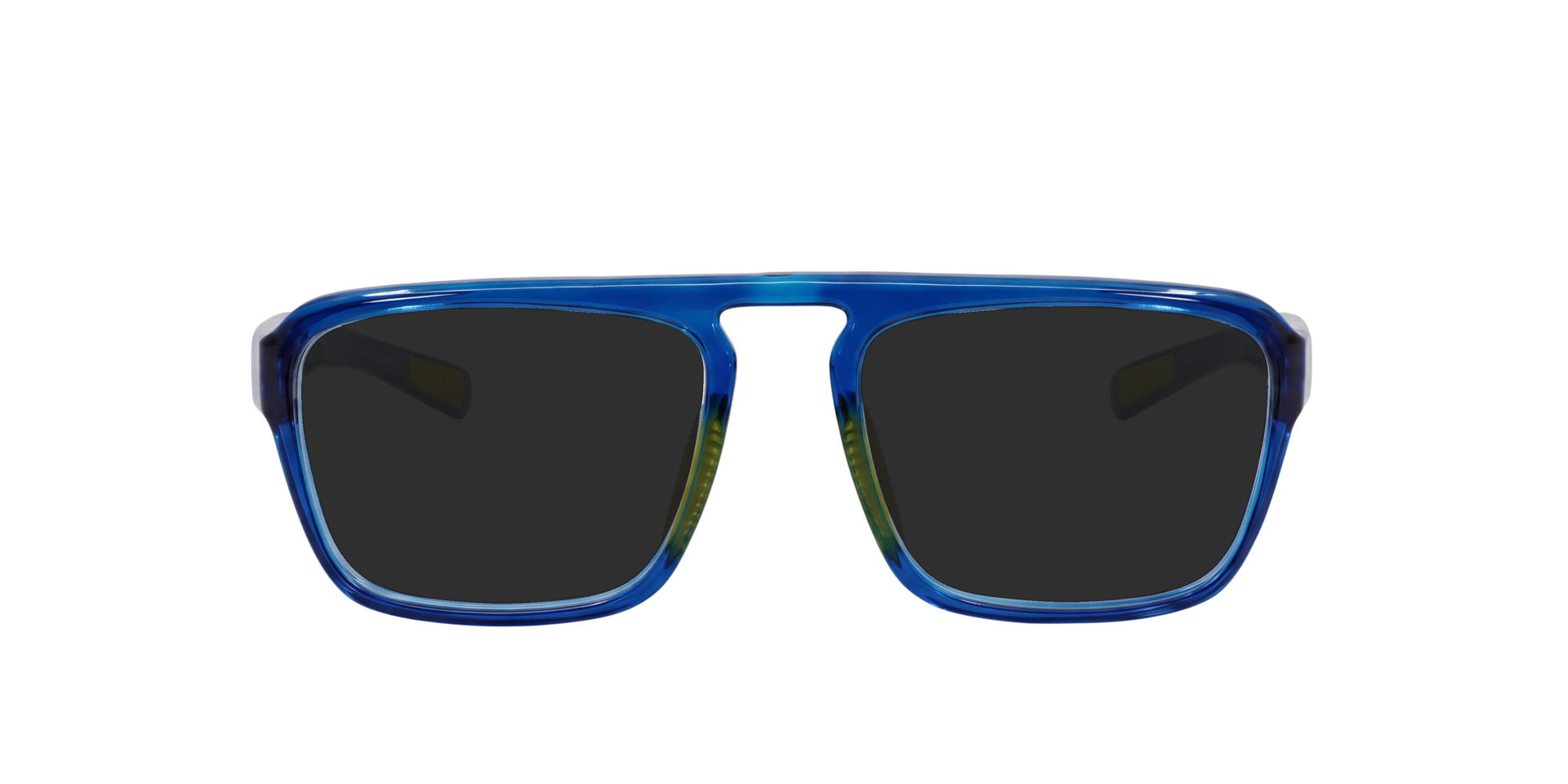 Matty Shiny Dark Blue PlasticEyeglass Frames for Glasses Direct, with Tinted Lenses
