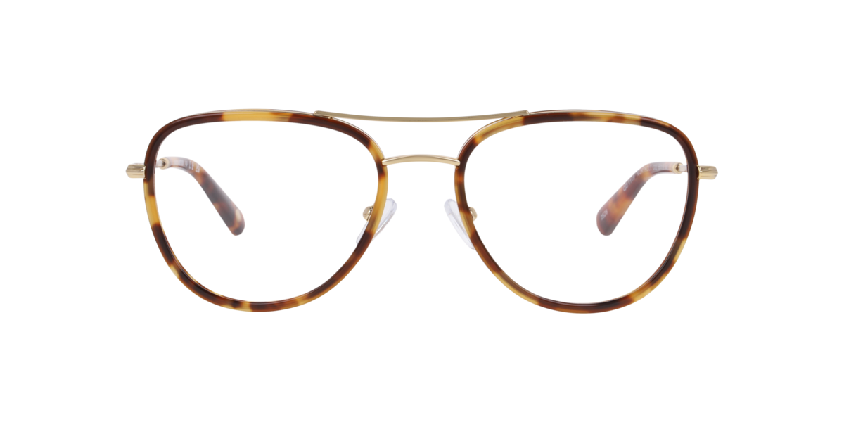 Havana Brown On Gold pilot Metal eyeglasses Online - Full Rim - Northolt