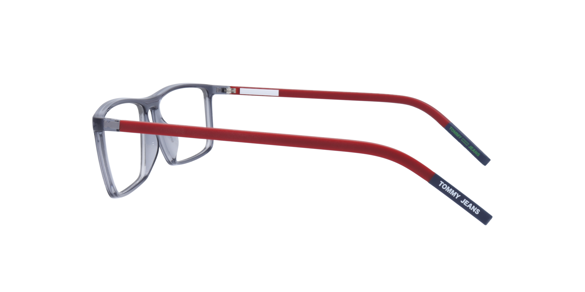 TJ 0019 Grey PlasticEyeglass Frames for Glasses Direct, Side View