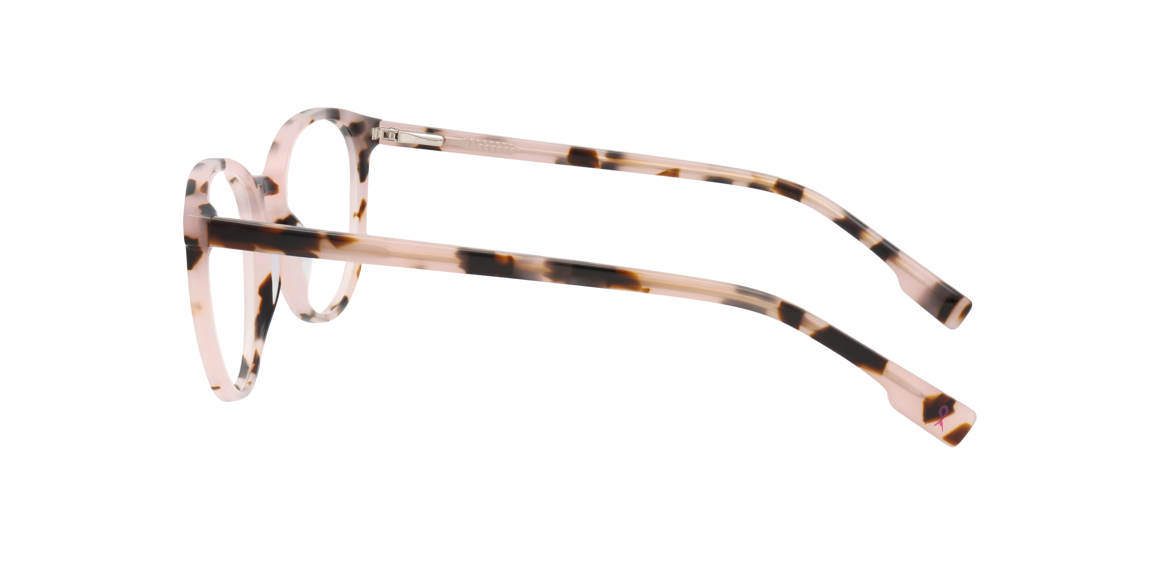 Petunia Pink Havana AcetateEyeglass Frames for Glasses Direct, Side View