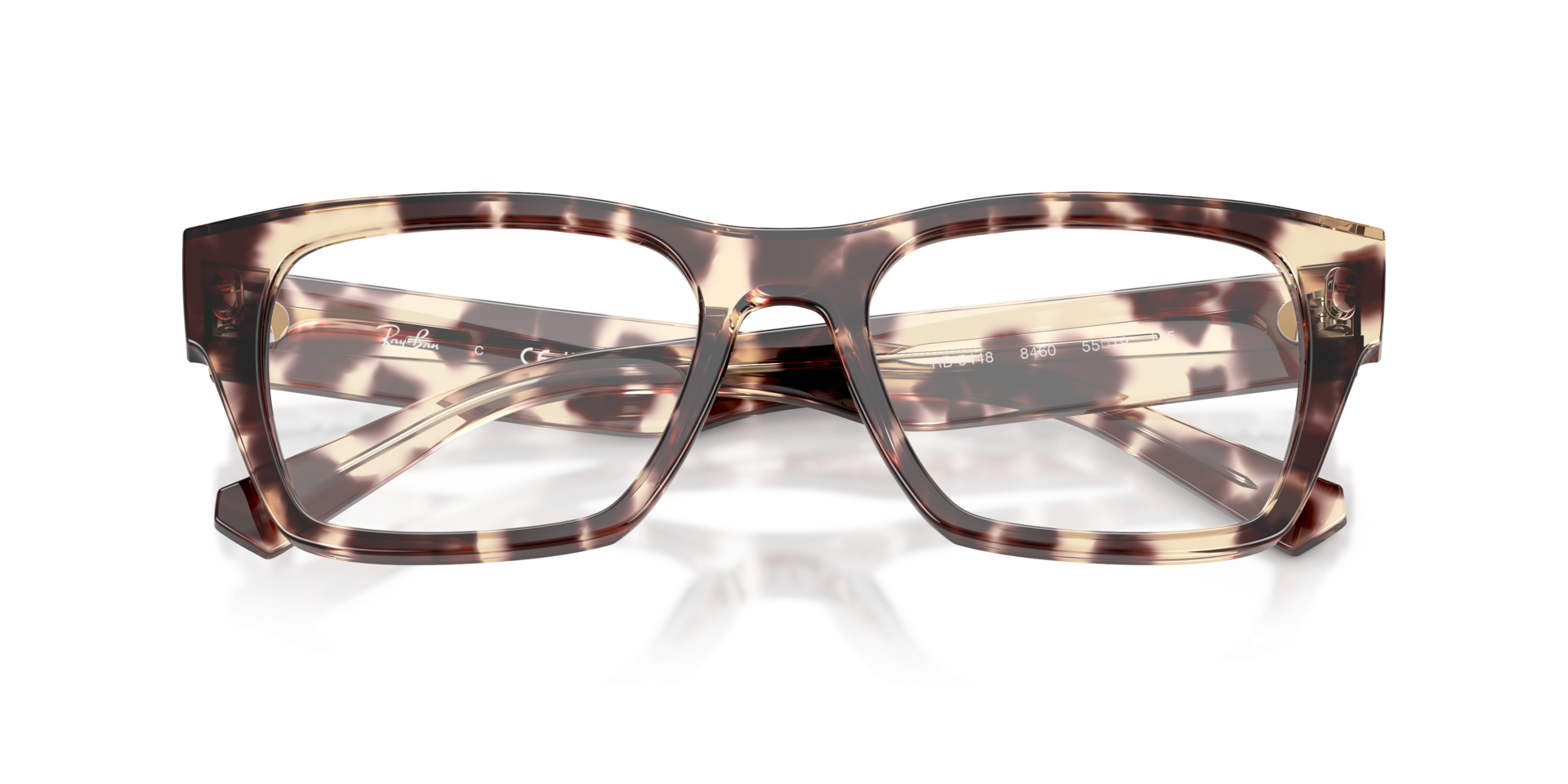 RB5448 Havana Brown AcetateEyeglass Frames for Glasses Direct, Closed View