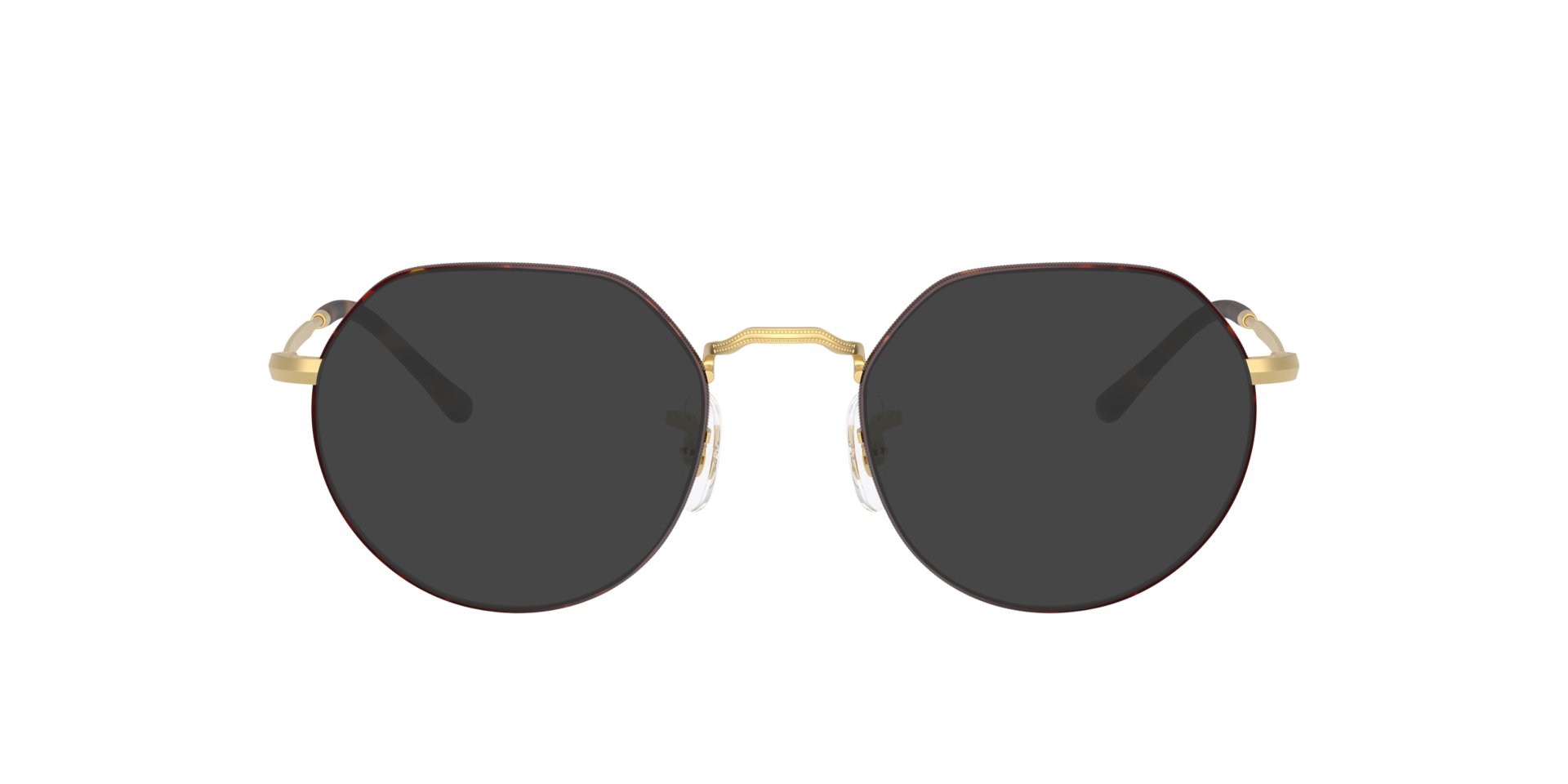 RB6465 Matte Havana On Matte Arista Gold MetalEyeglass Frames for Glasses Direct, with Tinted Lenses