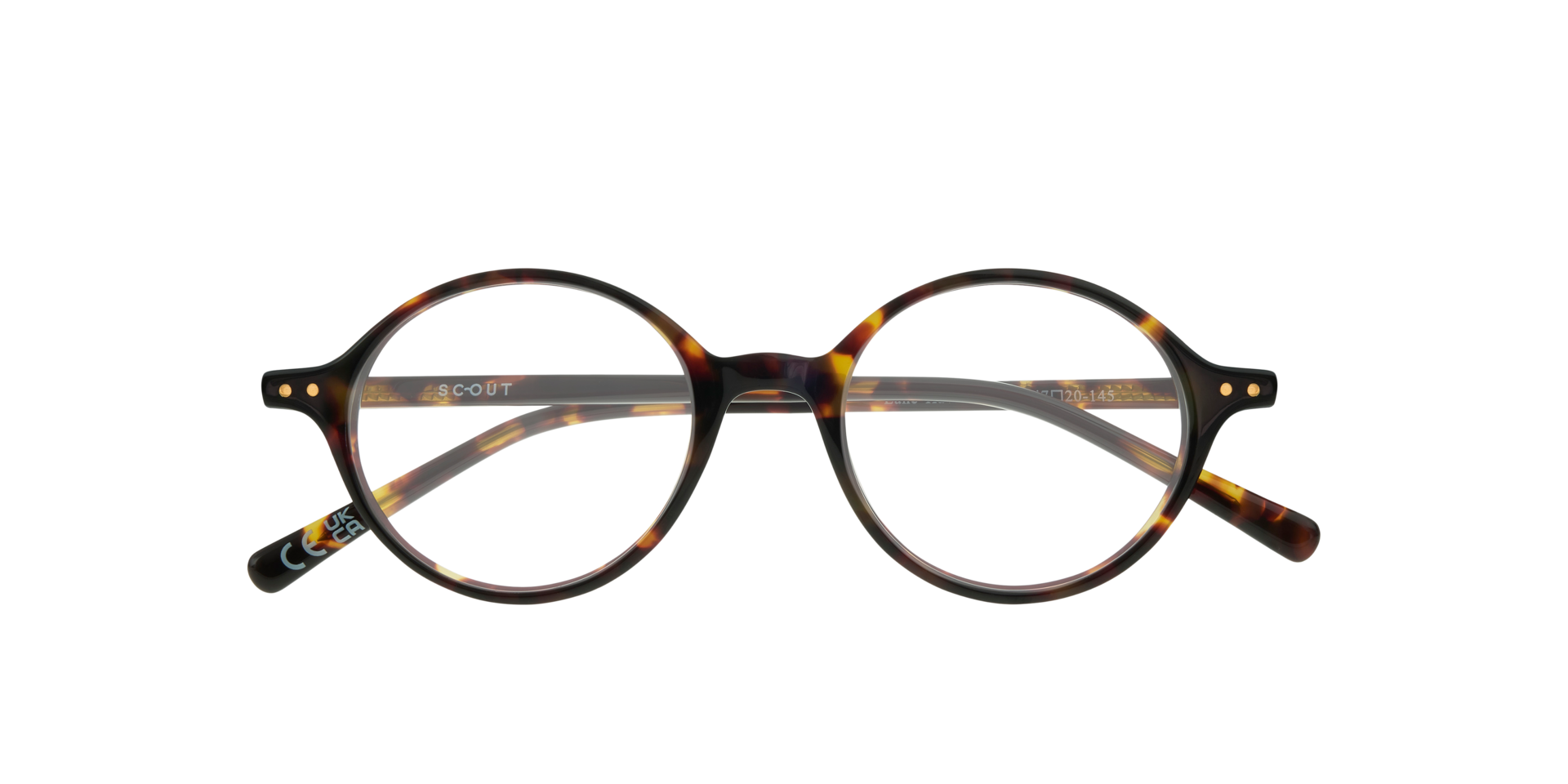 Lane Havana & Gold AcetateEyeglass Frames for Glasses Direct, Closed View