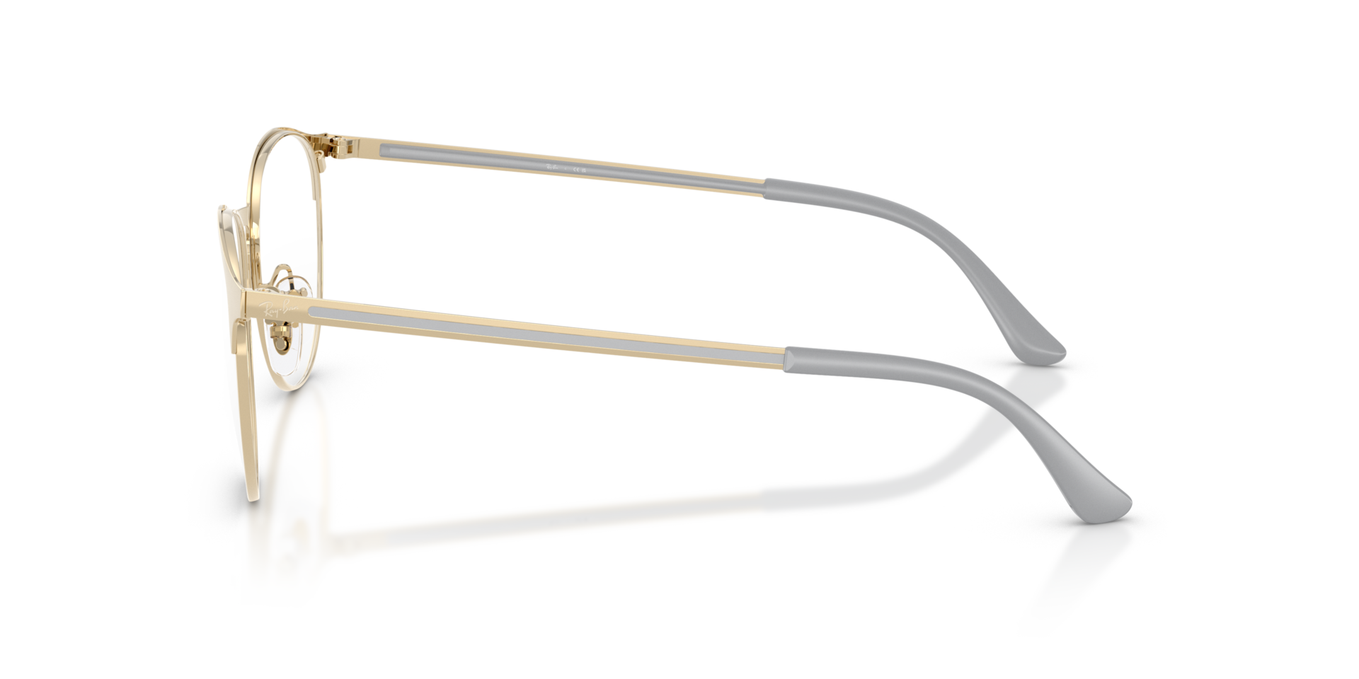 RB6375 Pale Gold MetalEyeglass Frames for Glasses Direct, Side View