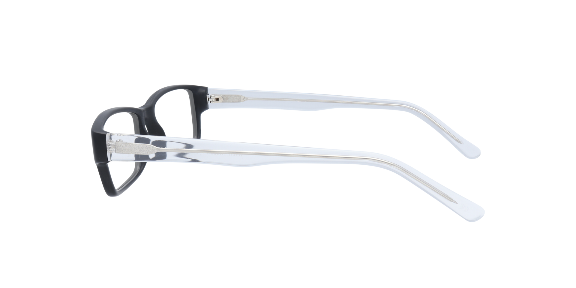 Wren Black & Crystal AcetateEyeglass Frames for Glasses Direct, Side View