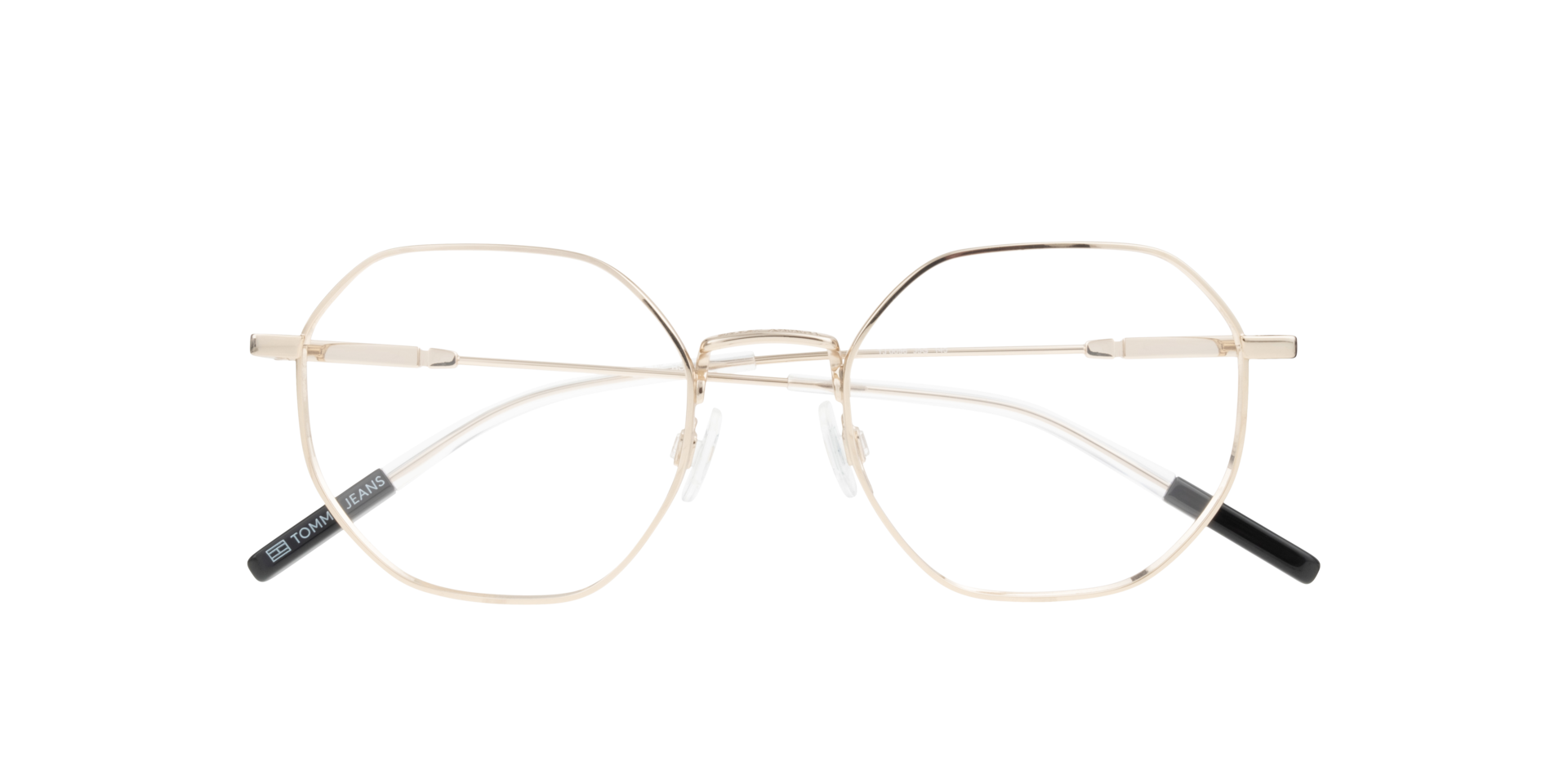 TJ 0096 Gold Shiny MetalSunglass Frames for Glasses Direct, Closed View