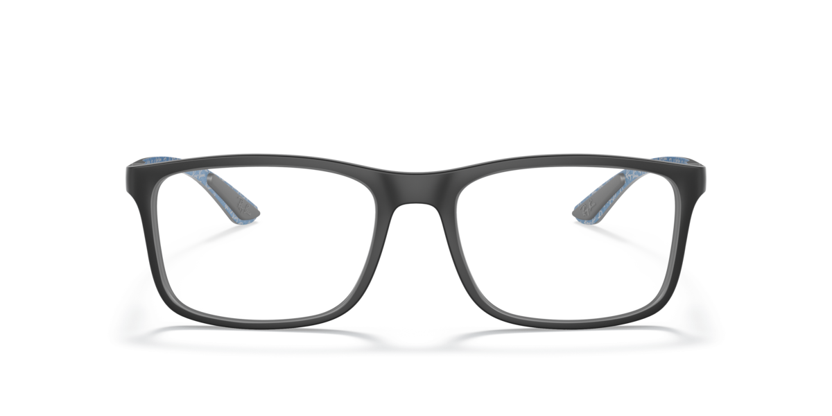 Ray-Ban Unisex Black Rectangle Plastic Eyeglasses Online - Full Rim - Rb8908