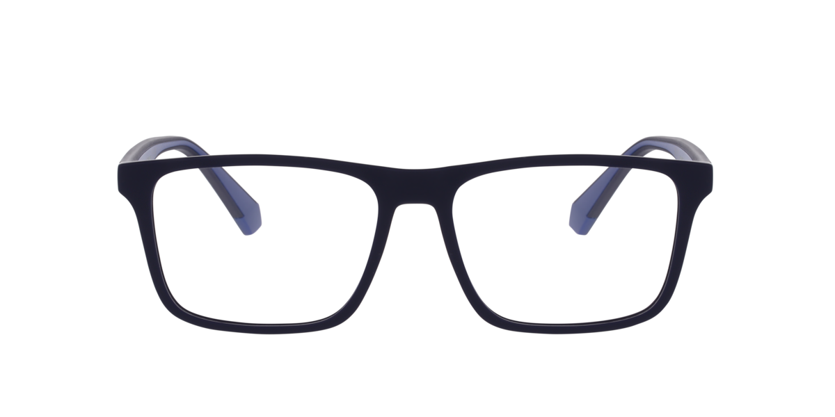 Polaroid Men's Blue Rectangle Plastic Eyeglasses Online - Full Rim - Pld D618