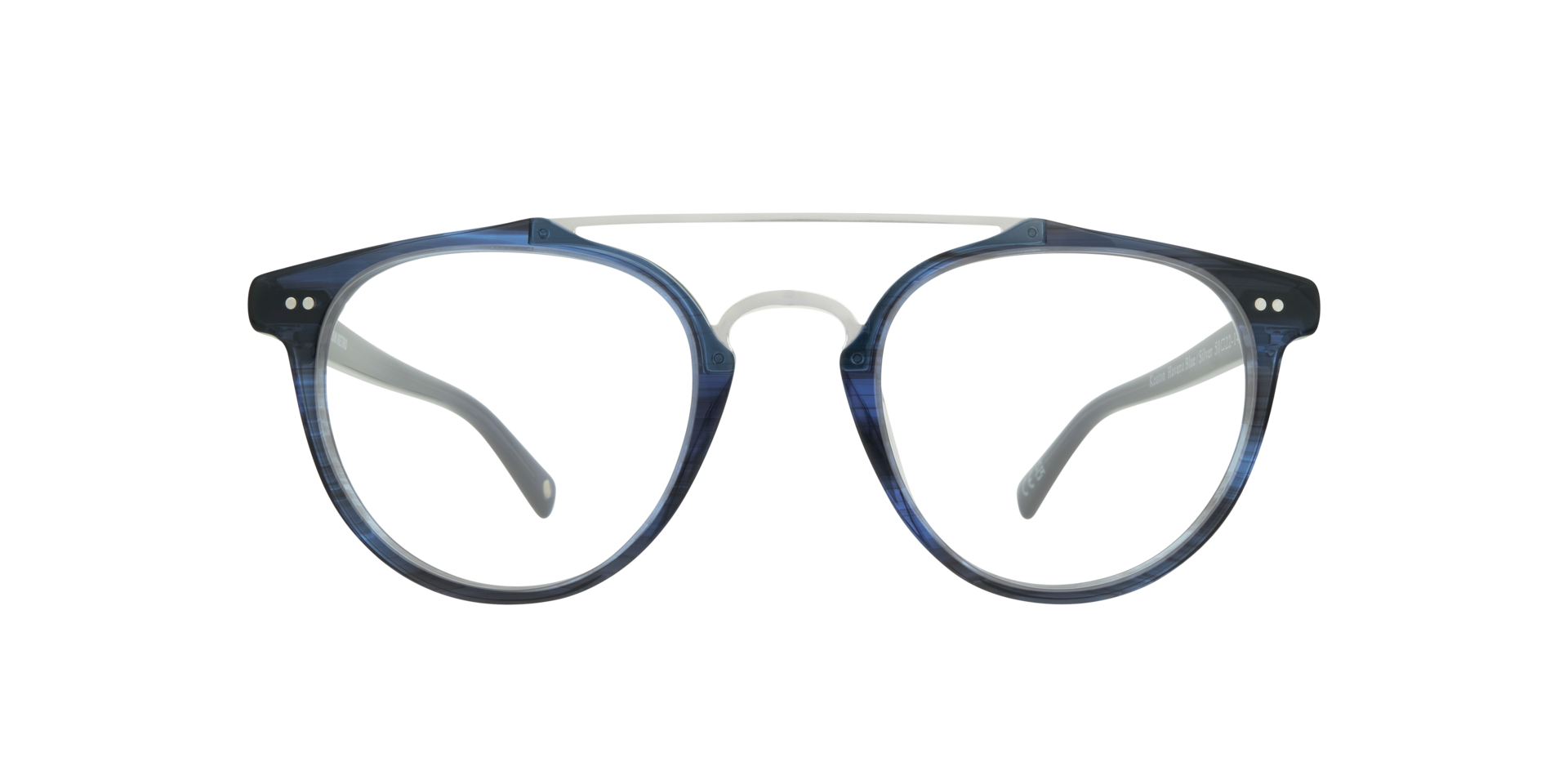 Havana Blue/Silver Keaton -  Acetate