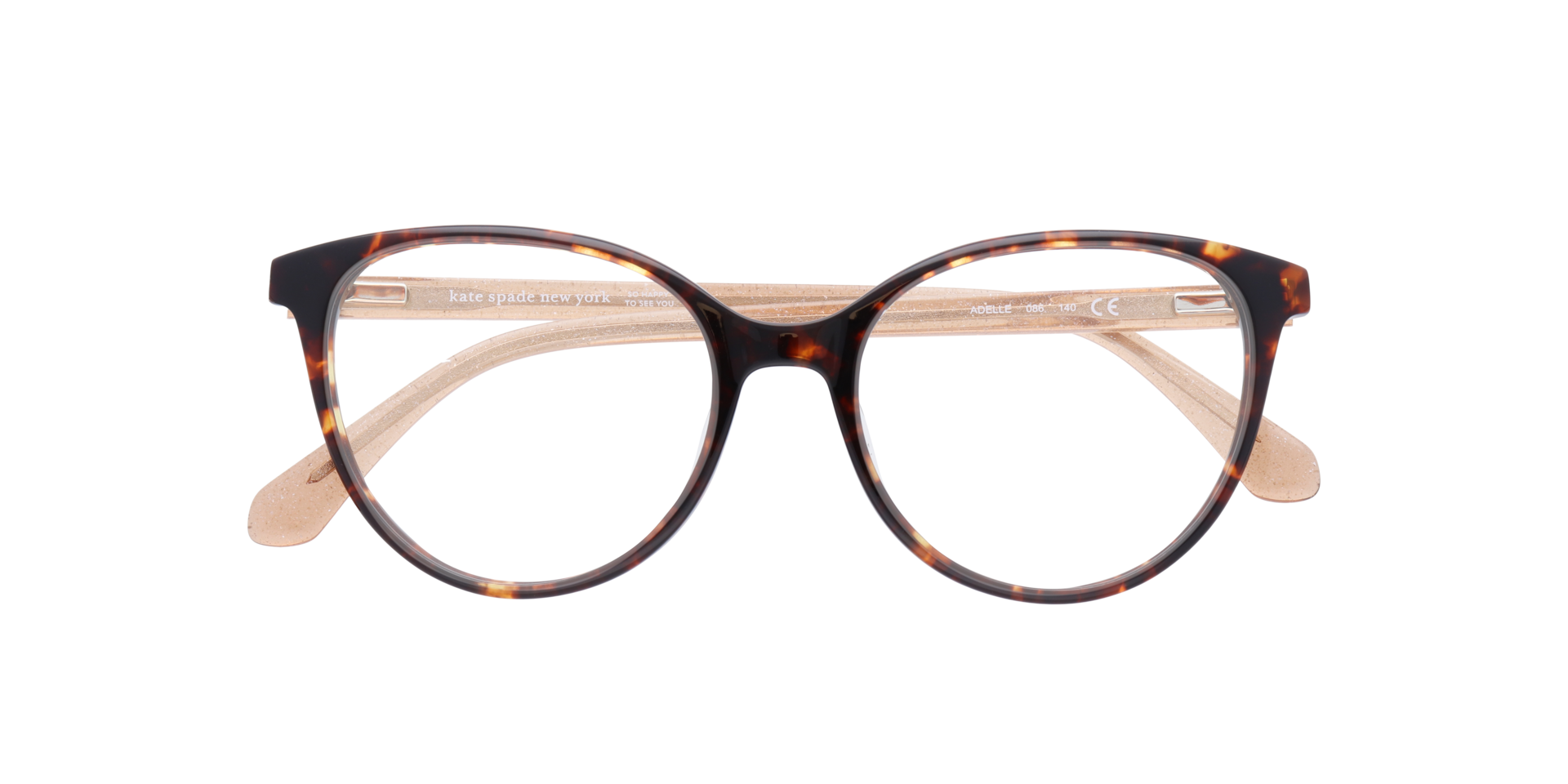 Adelle K3 Tortoise AcetateEyeglass Frames for Glasses Direct, Closed View