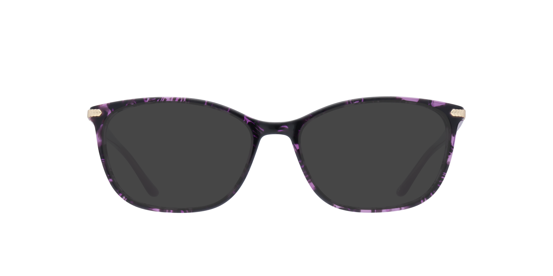 Anika Purple  &  Gold AcetateEyeglass Frames for Glasses Direct, with Tinted Lenses