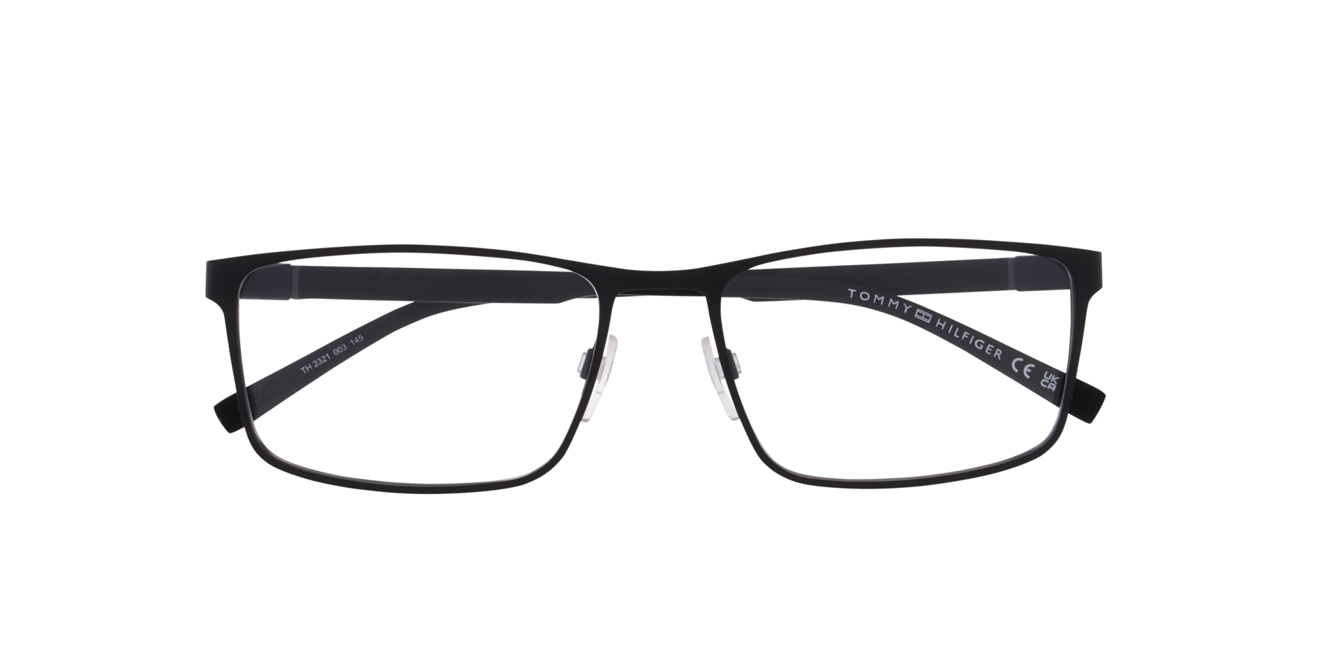 TH 2321 Black MetalEyeglass Frames for Glasses Direct, Closed View