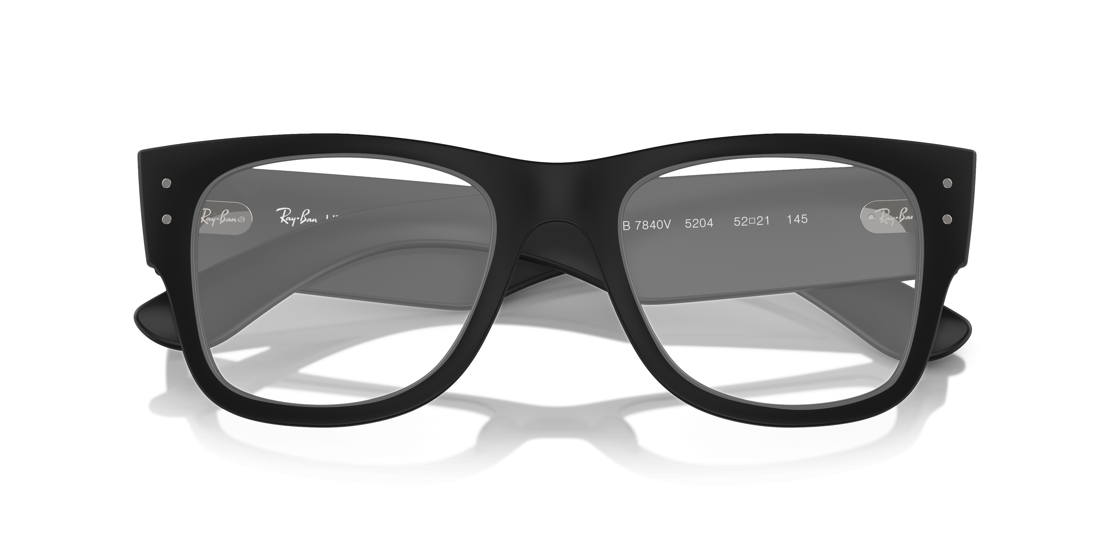 RB7840V Sand Black PlasticSunglass Frames for Glasses Direct, Closed View