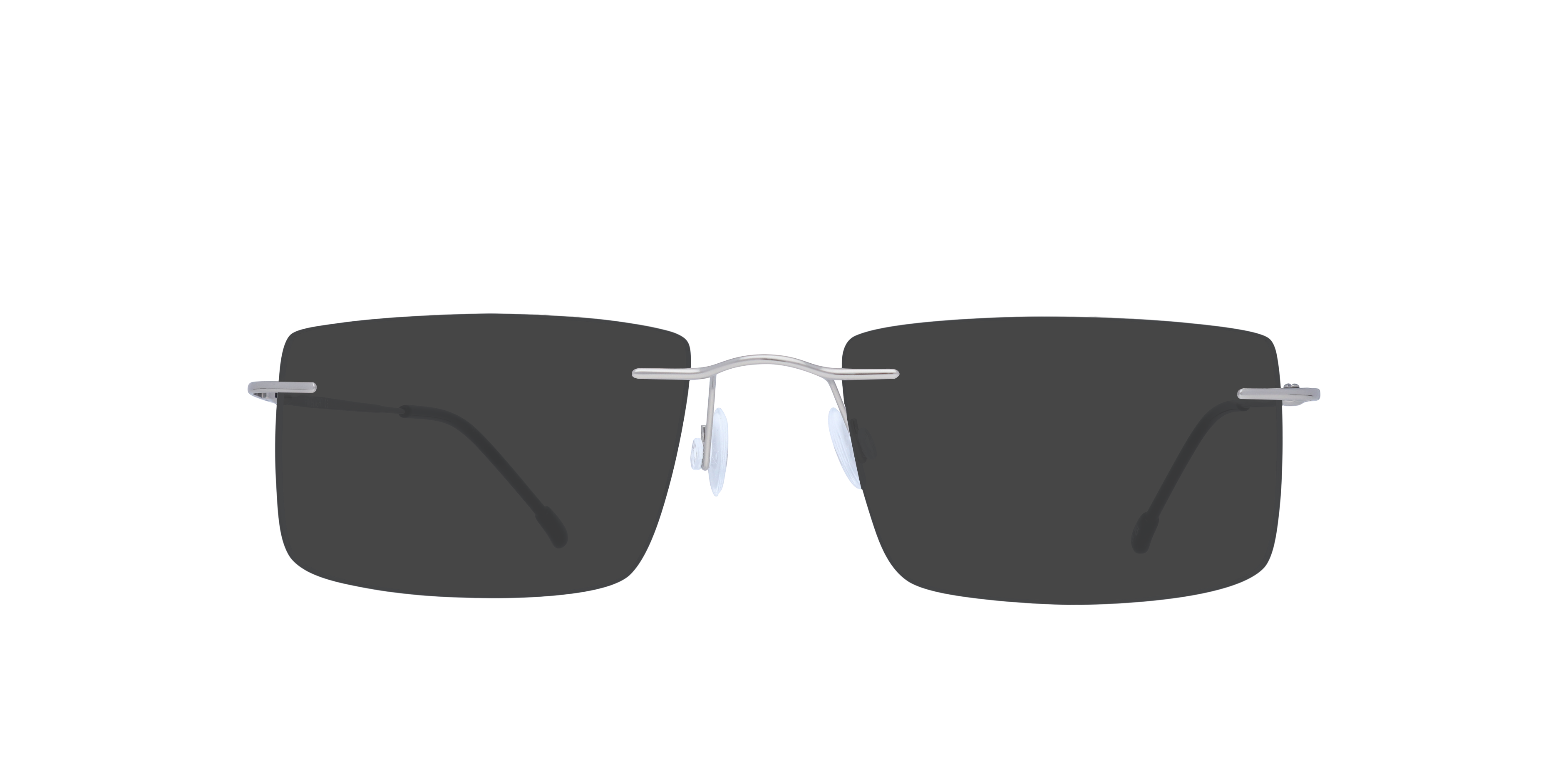 Jennings Gunmetal MetalEyeglass Frames for Glasses Direct, with Tinted Lenses