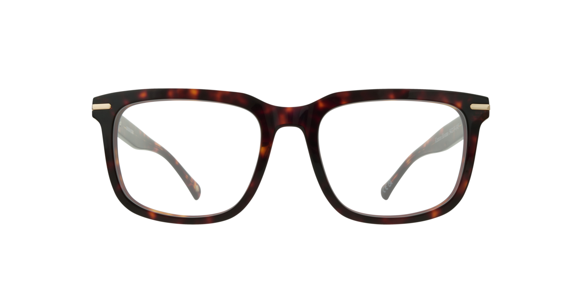 London Retro Men's Havana Square Acetate Eyeglasses Online - Full Rim - Kenton
