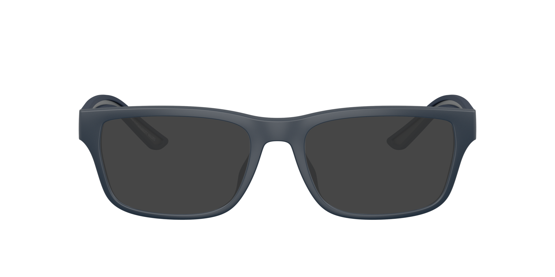 EA3276U Rubberized Matte Blue PlasticEyeglass Frames for Glasses Direct, with Tinted Lenses