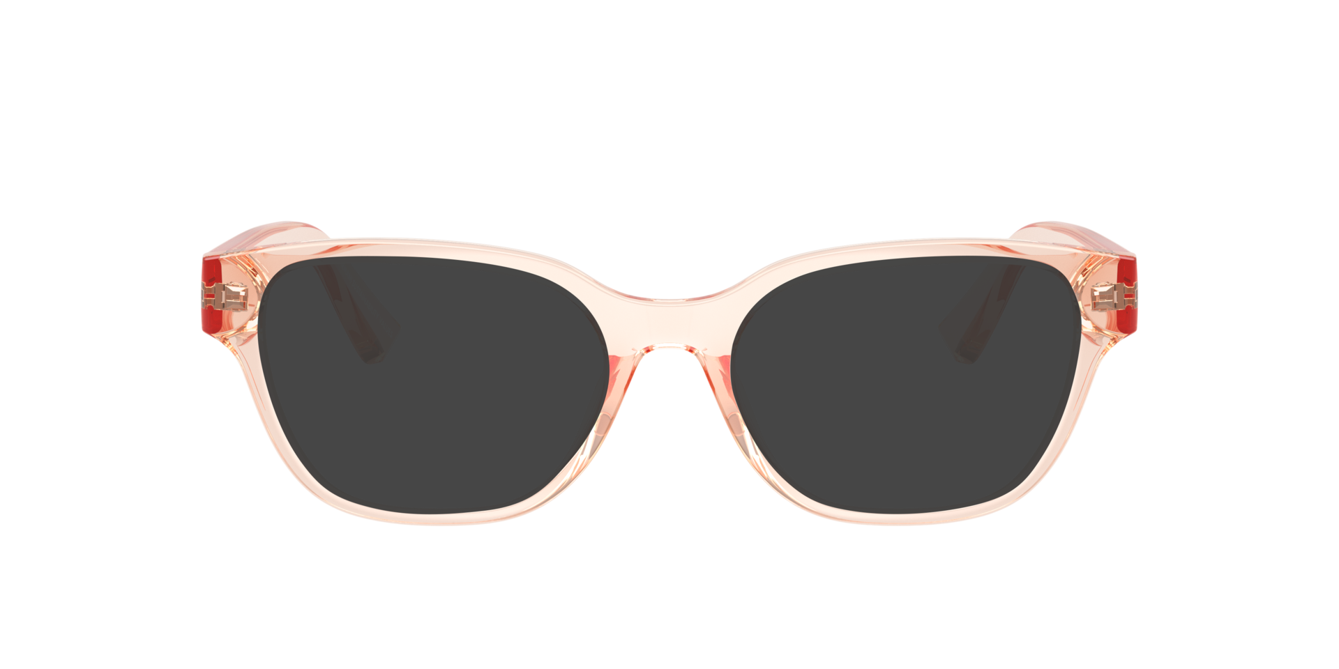 AX3134U Transparent Peach PlasticEyeglass Frames for Glasses Direct, with Tinted Lenses
