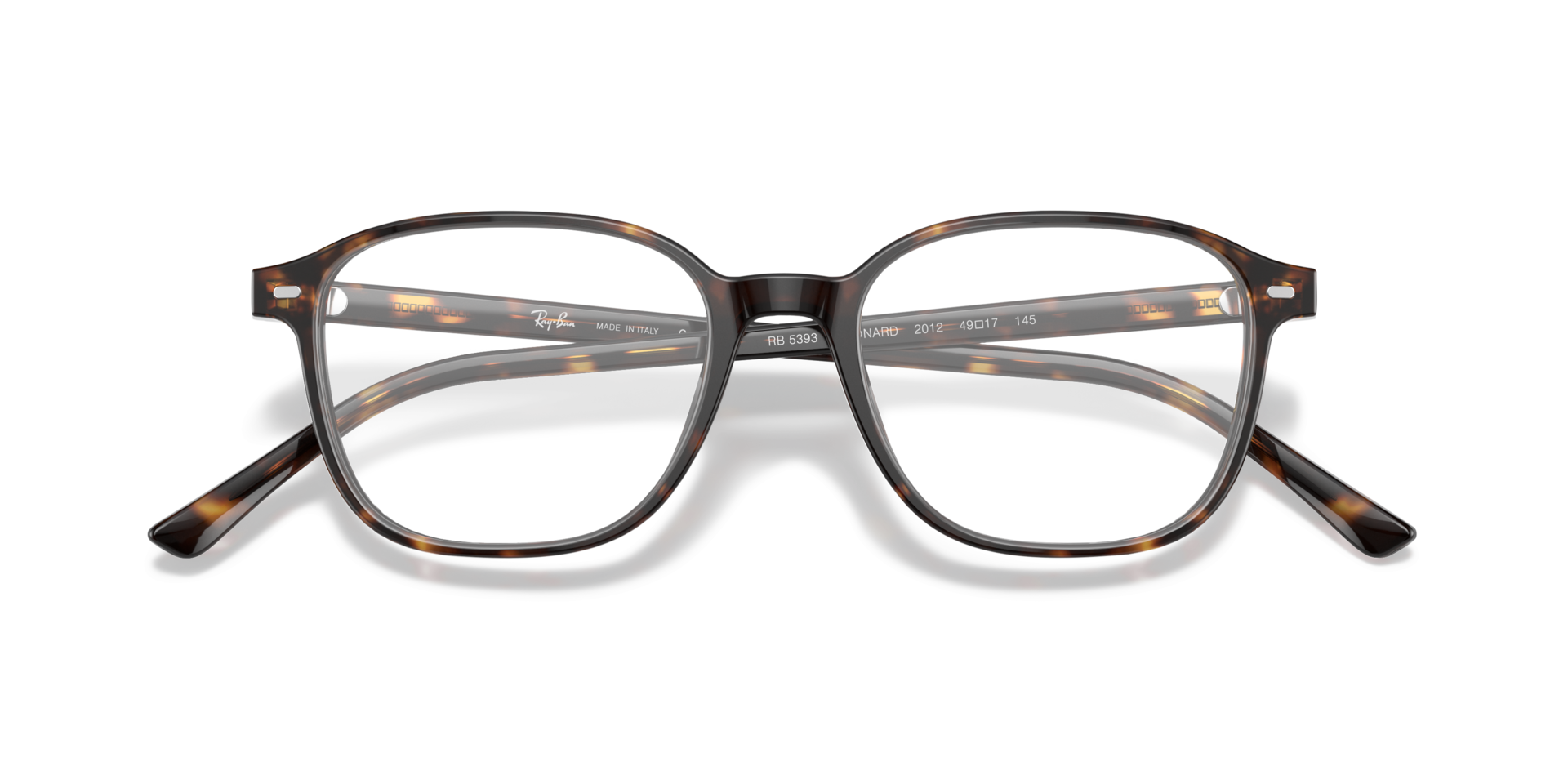 Leonard Optics Havana AcetateEyeglass Frames for Glasses Direct, Closed View