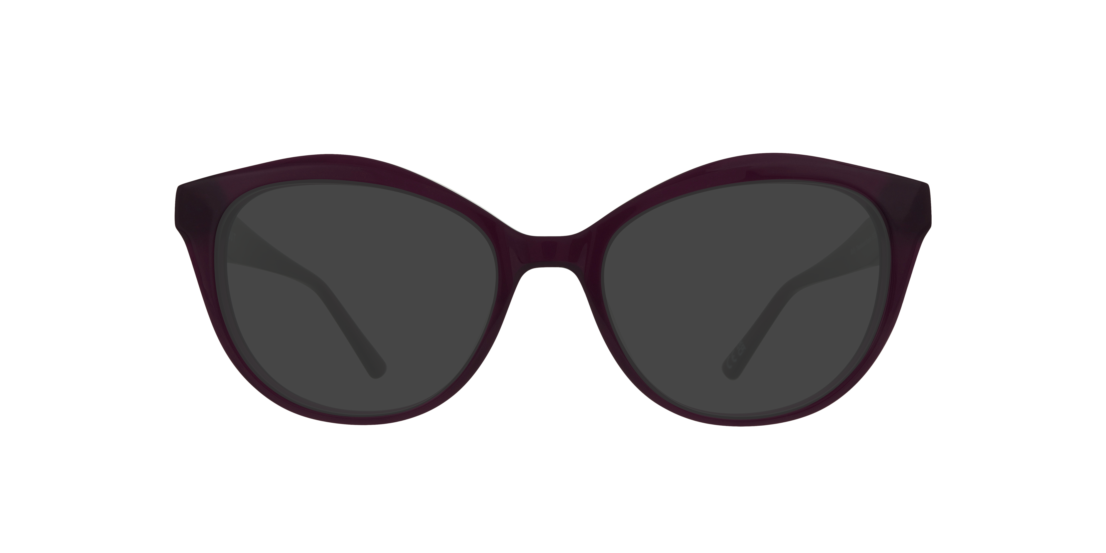 Kelly Translucent Purple AcetateEyeglass Frames for Glasses Direct, with Tinted Lenses