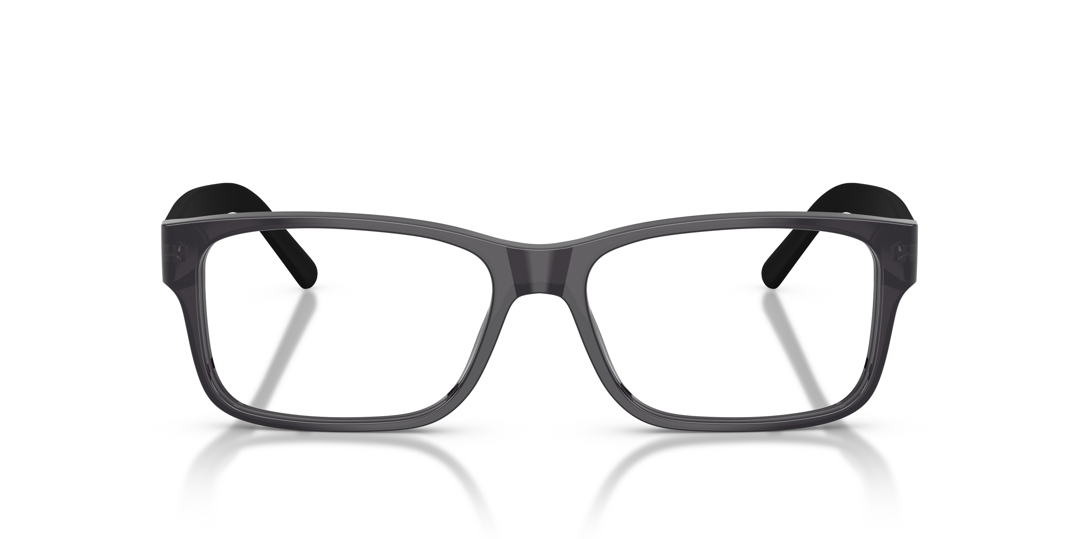 PH2117 Shiny Transparent Grey AcetateEyeglass Frames for Glasses Direct, Front View