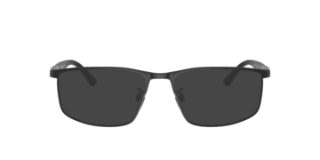 Matte Black EA1131 -  Metal Sunglasses