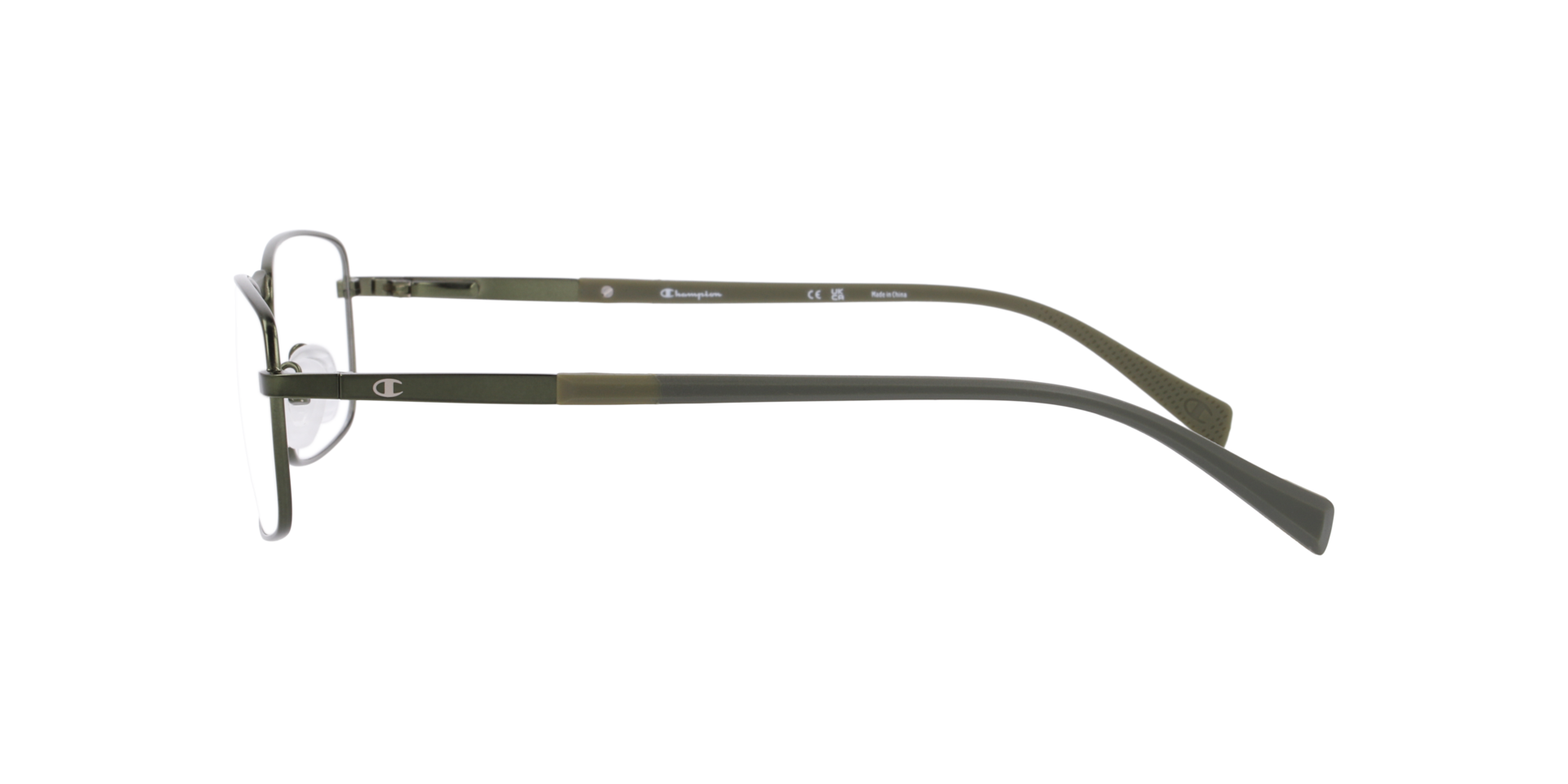 Cu4011 Green MetalEyeglass Frames for Glasses Direct, Side View