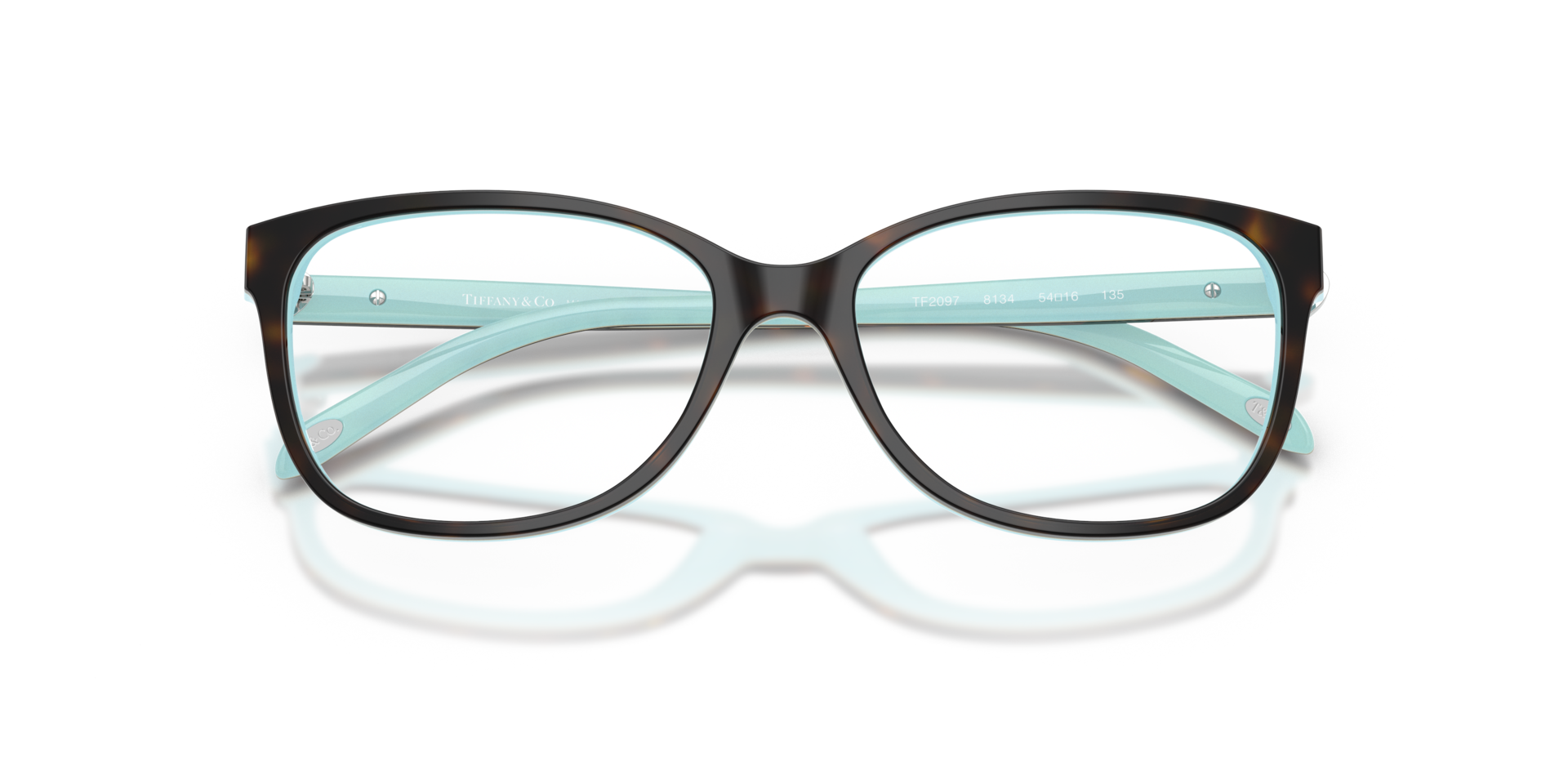 TF2097 Havana AcetateEyeglass Frames for Glasses Direct, Closed View