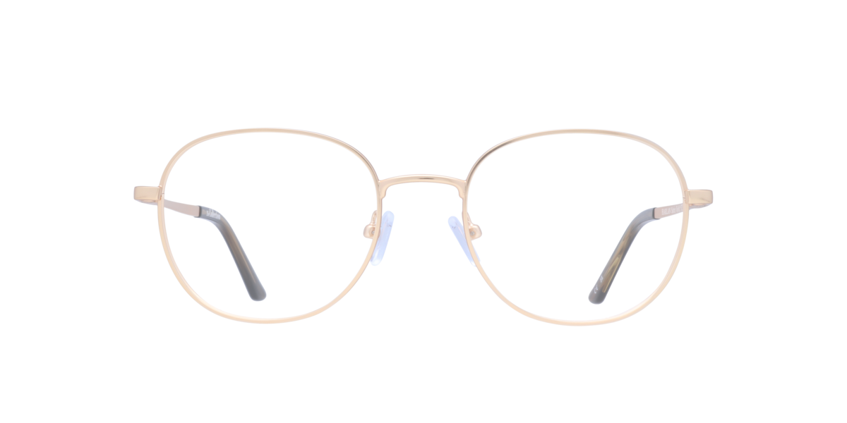 Satin Gold phantos Metal eyeglasses Online - Full Rim - Harlan