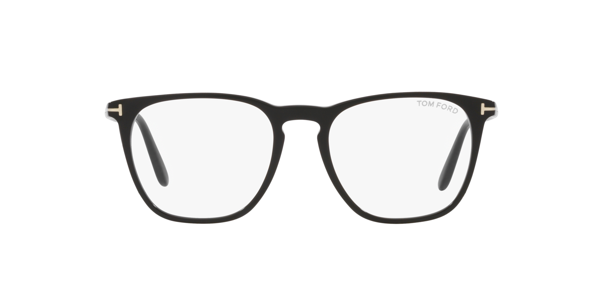 FT5937-B Black Shiny AcetateEyeglass Frames for Glasses Direct, Front View