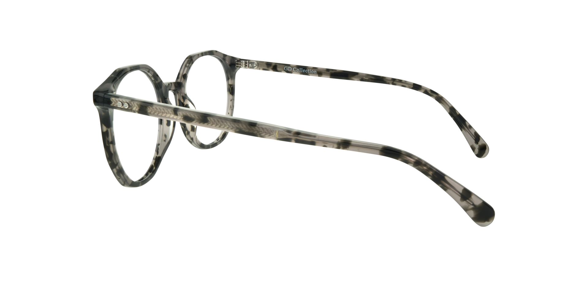 Julia Havana Grey AcetateEyeglass Frames for Glasses Direct, Side View
