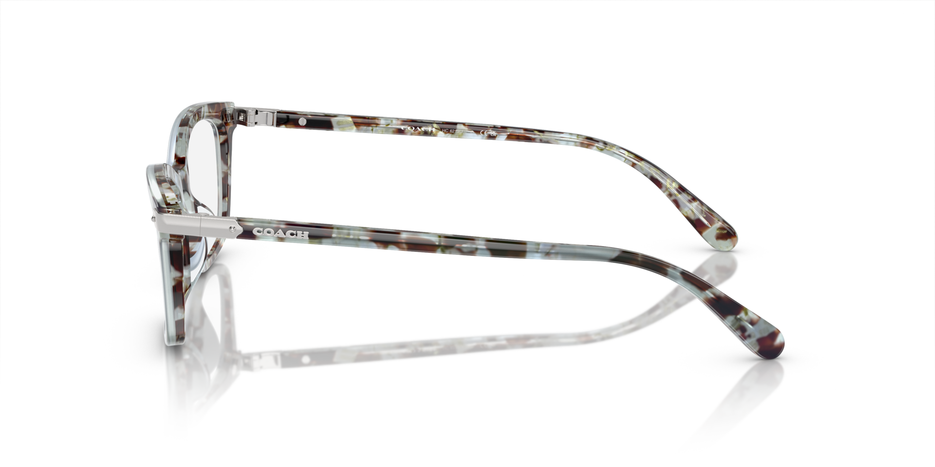 HC6219U Seaglass Tortoise AcetateEyeglass Frames for Glasses Direct, Side View