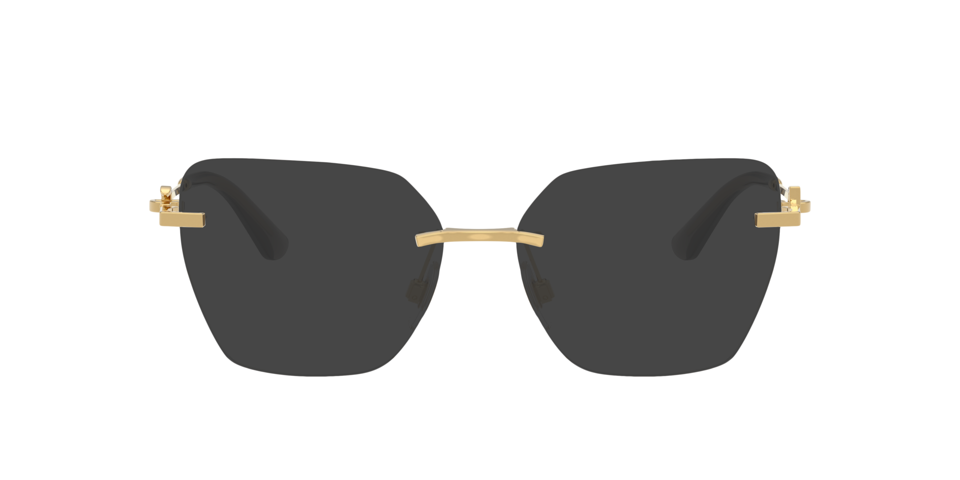 DG1363 Gold MetalEyeglass Frames for Glasses Direct, with Tinted Lenses
