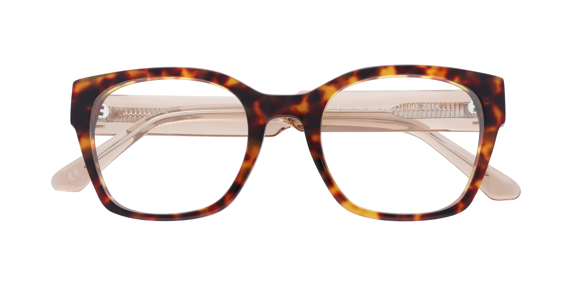 Finn Havana AcetateEyeglass Frames for Glasses Direct, Closed View