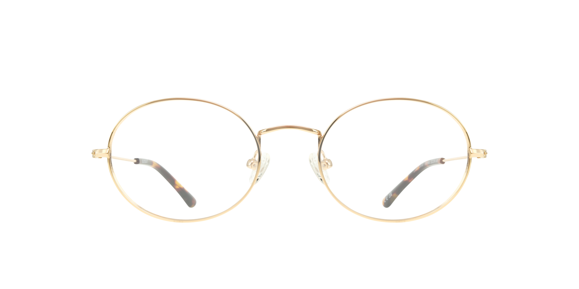 Lou Gold & Havana MetalEyeglass Frames for Glasses Direct, Front View