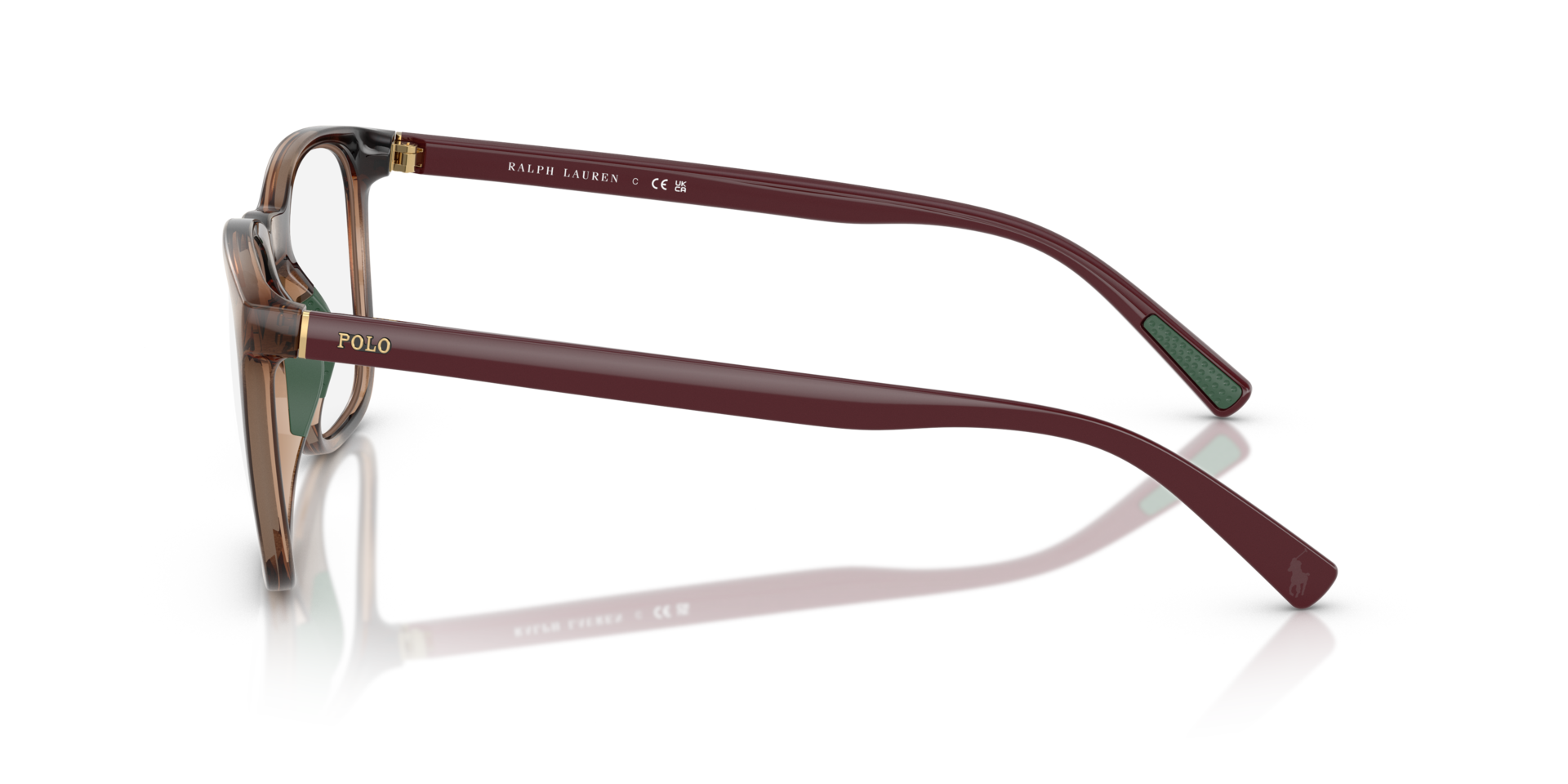 PH2281U Shiny Dark Havana PlasticEyeglass Frames for Glasses Direct, Side View