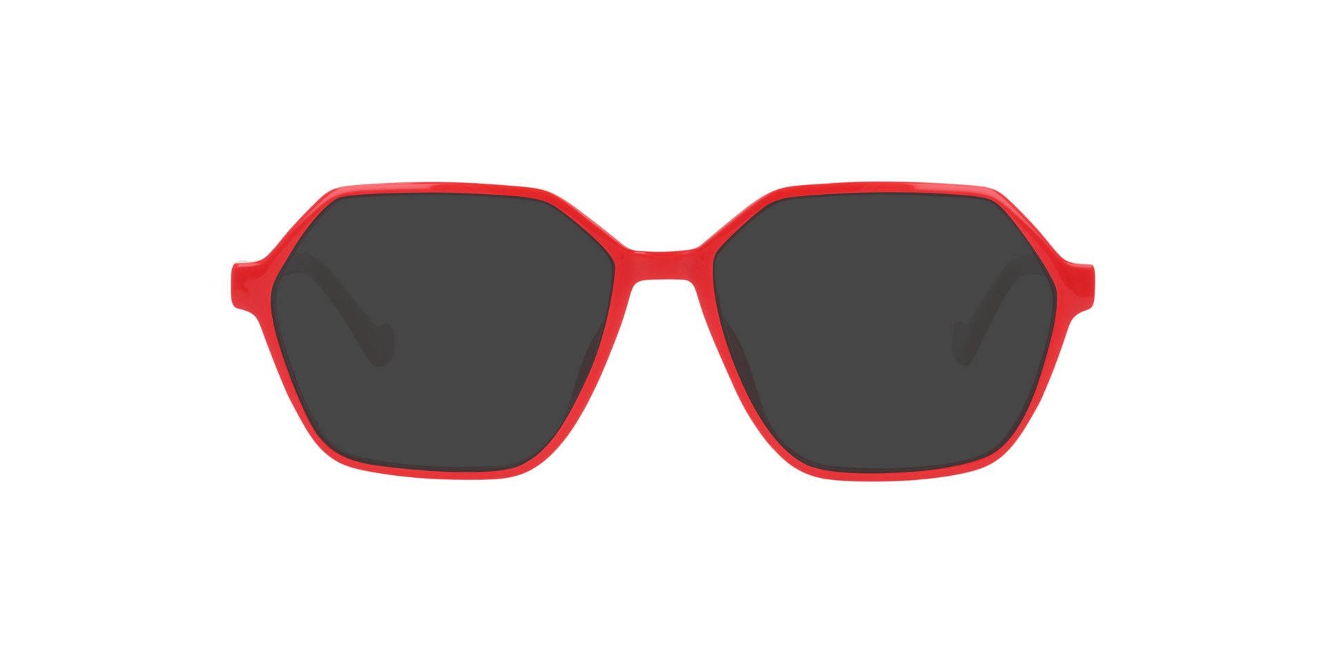 Madeline Red PlasticEyeglass Frames for Glasses Direct, with Tinted Lenses