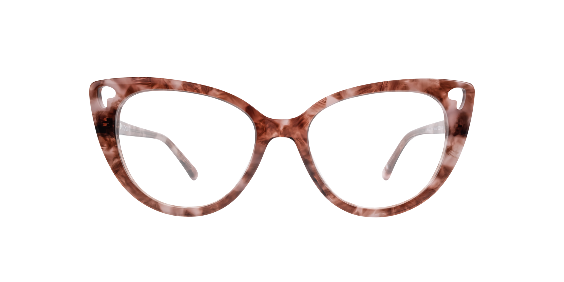 Holly Pink Havana AcetateEyeglass Frames for Glasses Direct, Front View
