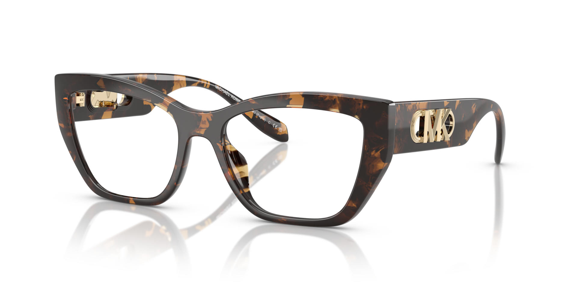 MK4149U Dark Tortoise PlasticEyeglass Frames for Glasses Direct, Angle View
