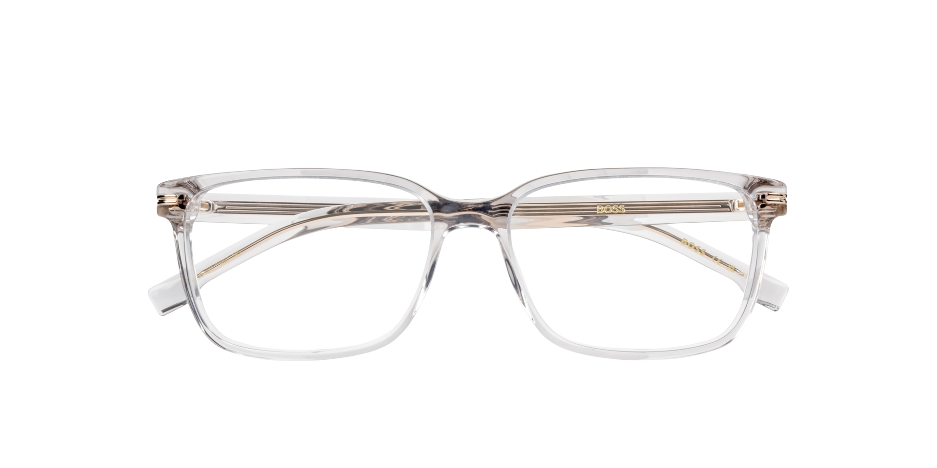 BOSS 1511 Grey Shiny AcetateEyeglass Frames for Glasses Direct, Closed View