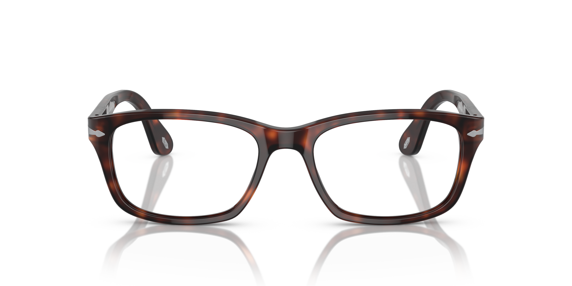 PO3012V Havana AcetateEyeglass Frames for Glasses Direct, Front View