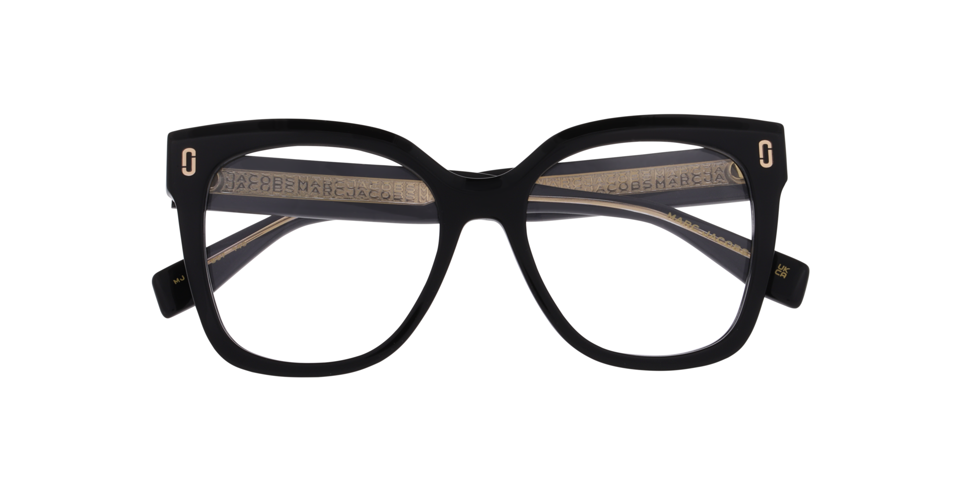 MJ 1142 Black AcetateEyeglass Frames for Glasses Direct, Closed View