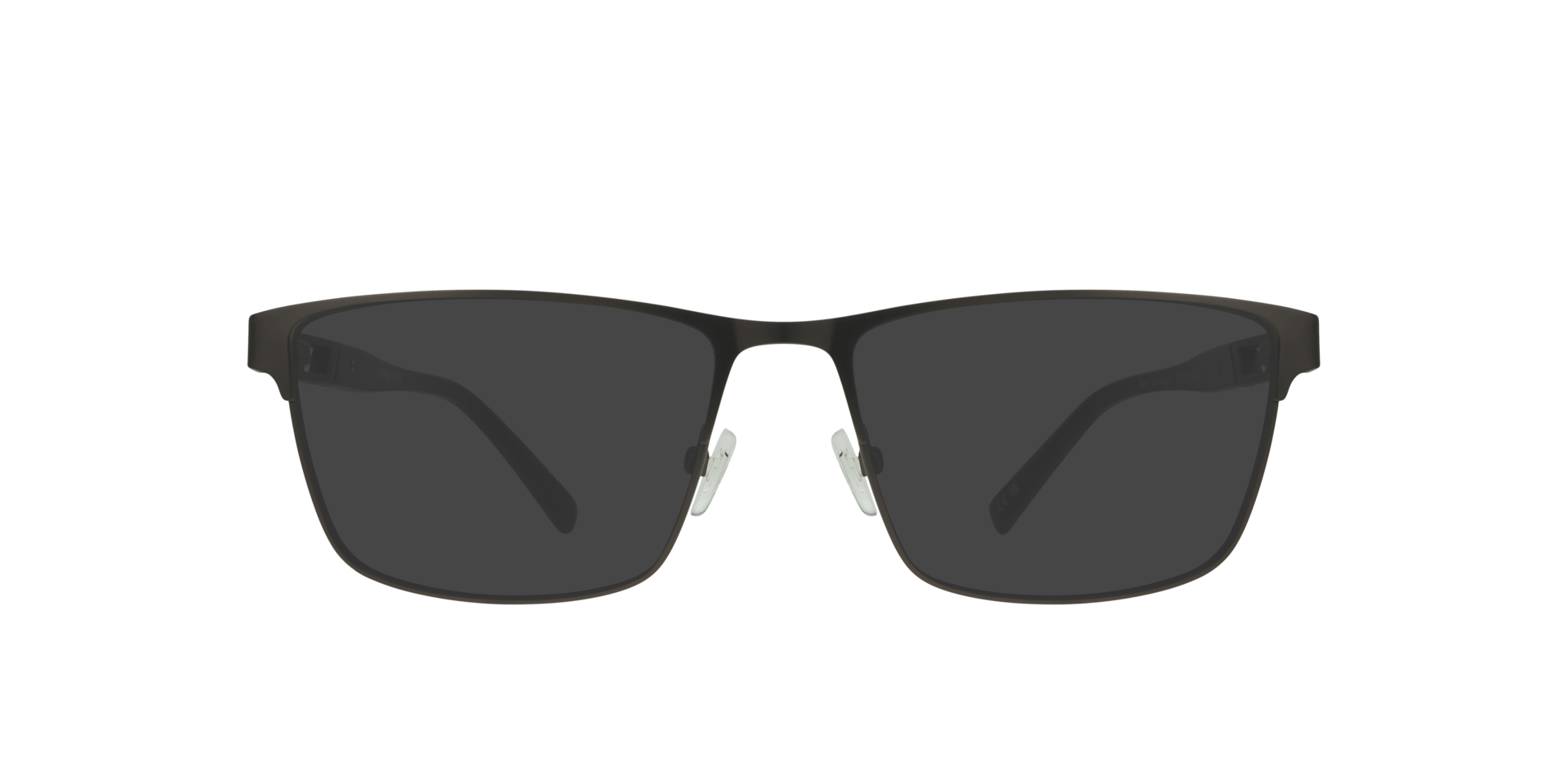 Ken Matte Grey MetalEyeglass Frames for Glasses Direct, with Tinted Lenses