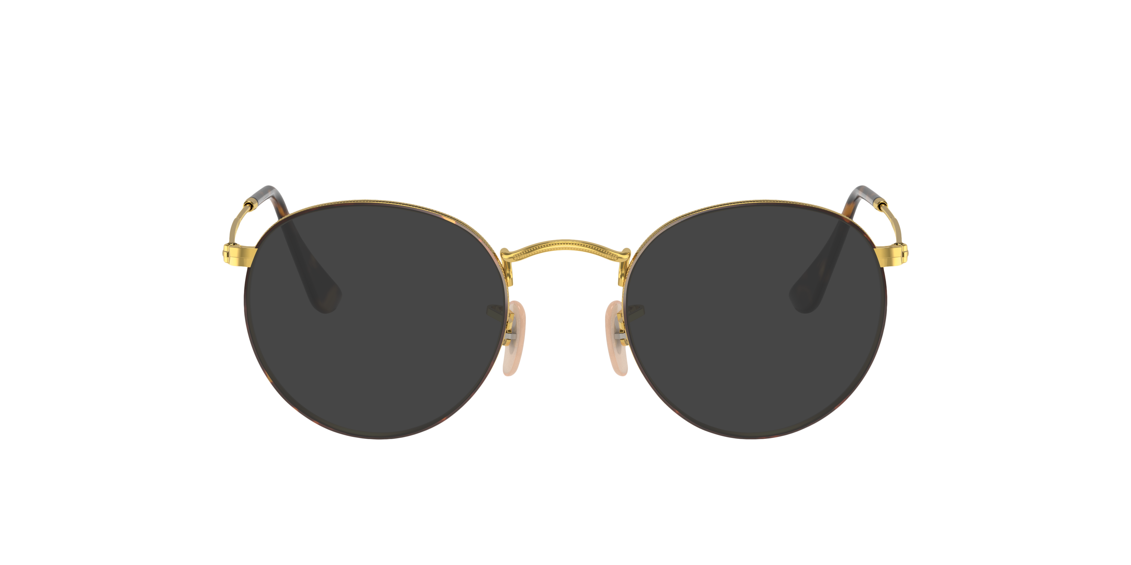 RB3447V Havana On Gold MetalSunglass Frames for Glasses Direct, with Tinted Lenses