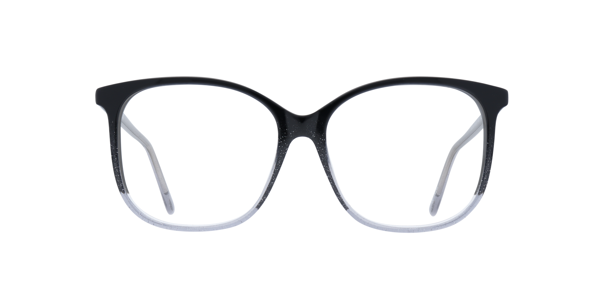 Chelsea Black & Grey AcetateEyeglass Frames for Glasses Direct, Front View
