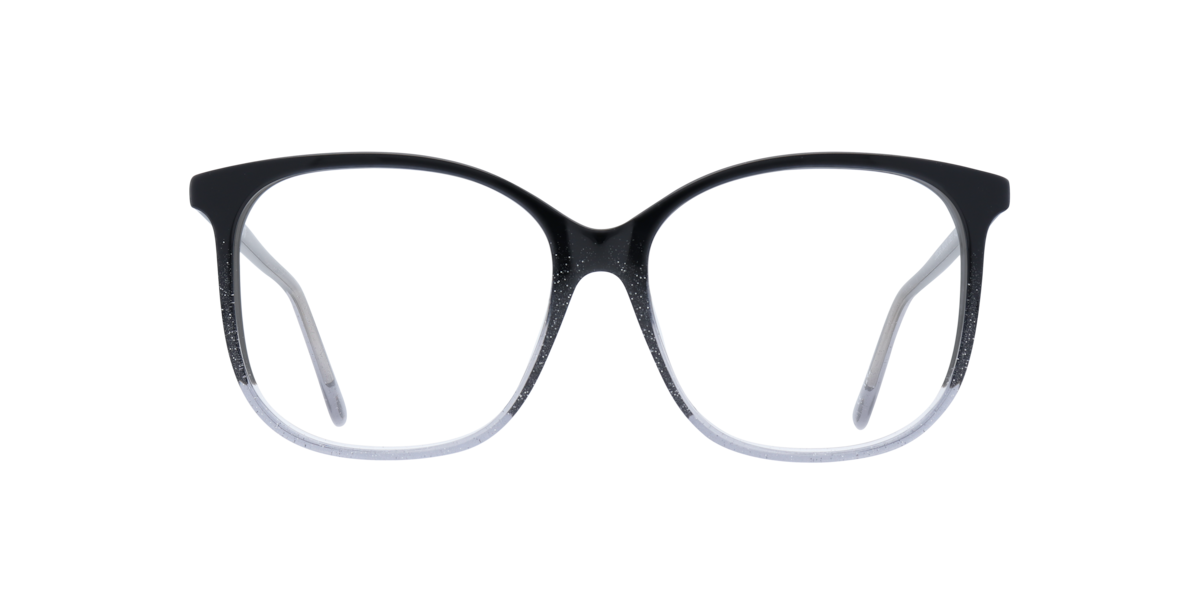 Scout Women's Black,Grey Black/Grey Square Acetate Eyeglasses Online - Full Rim - Chelsea