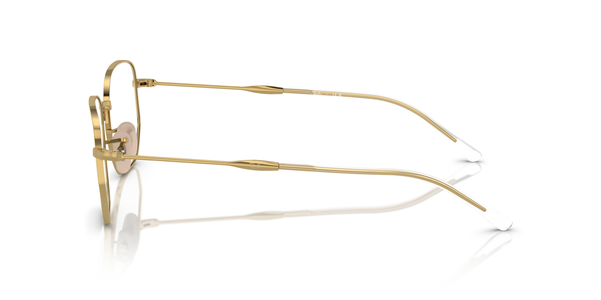 RB6496 Arista Gold MetalEyeglass Frames for Glasses Direct, Side View