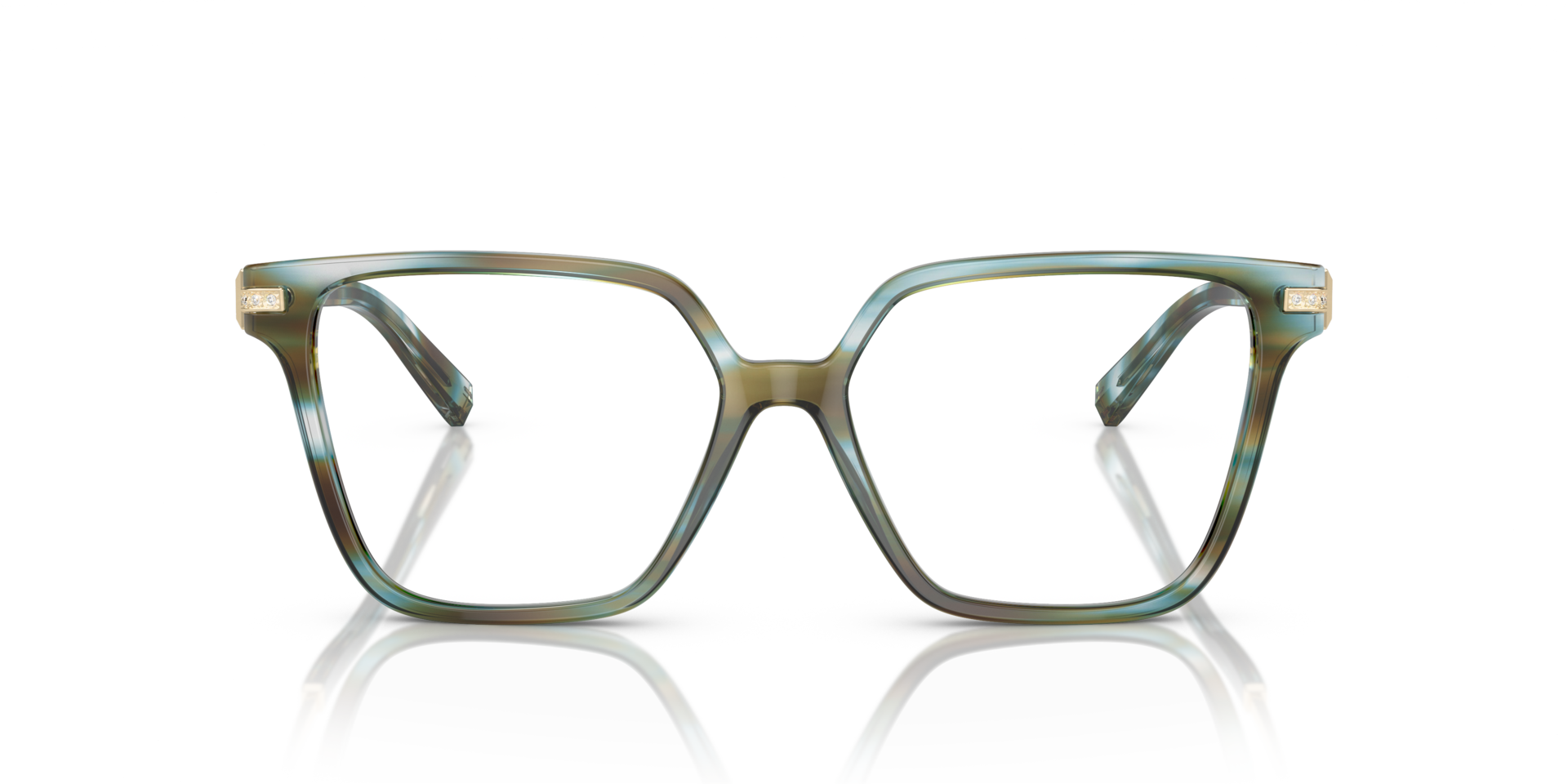 TF2234B Ocean Turquoise AcetateEyeglass Frames for Glasses Direct, Front View