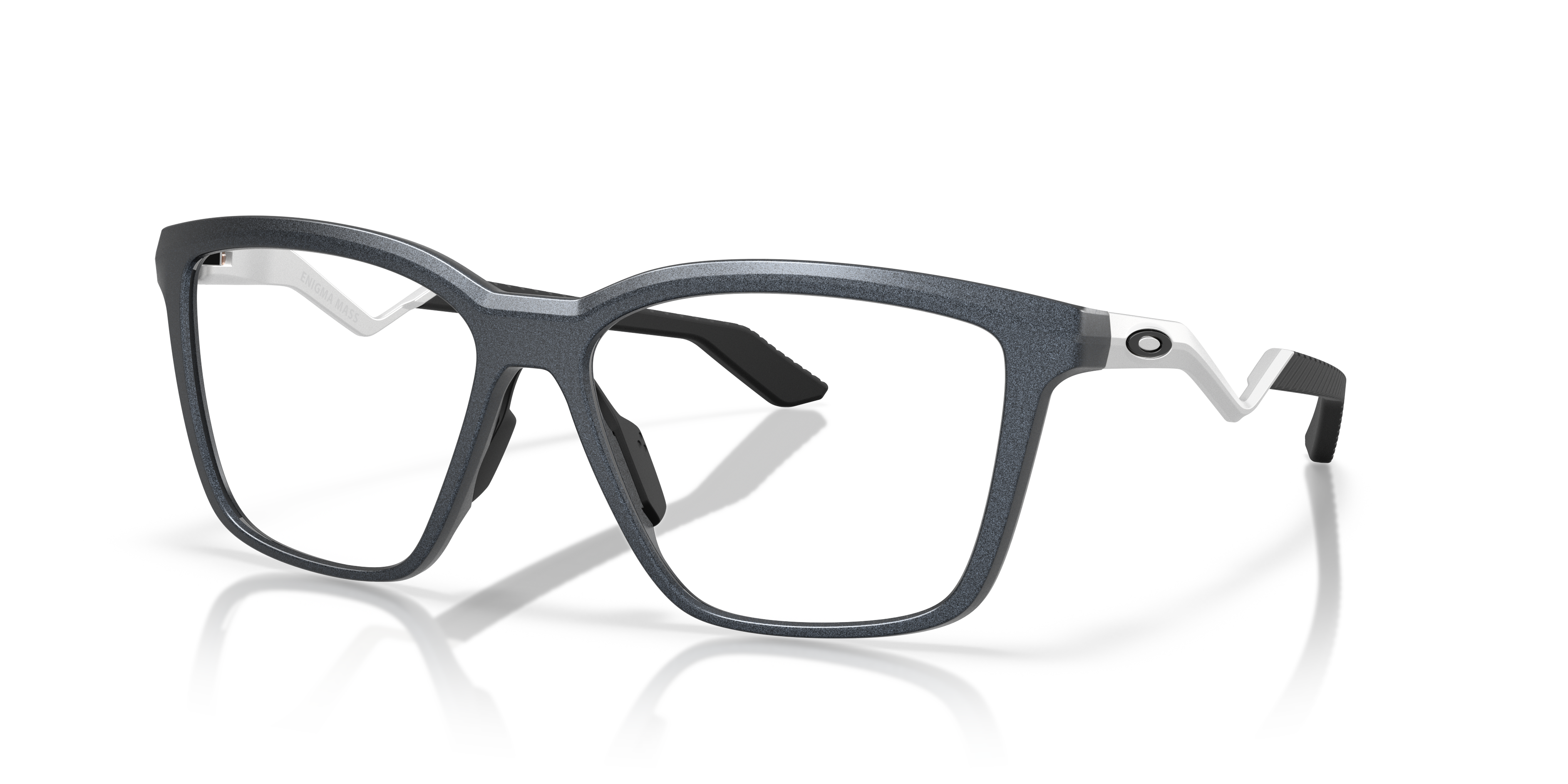 Glasses Direct ™ -Enigma Mass - Square Satin Black Frame Eyeglasses